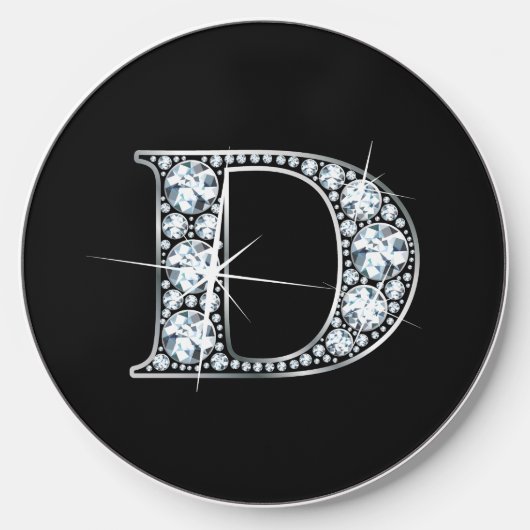 D "Diamond Bling" Wireless Charger (Front)