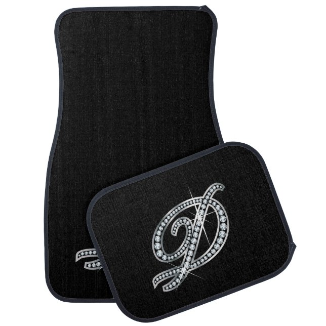 D Faux-"Diamond Bling" Car Mat (Set)