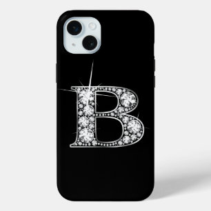 D Faux Diamond Monogram iPhone 15 Plus Case