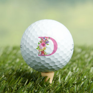 D Floral Golf Balls