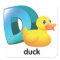 D For Duck Stickers