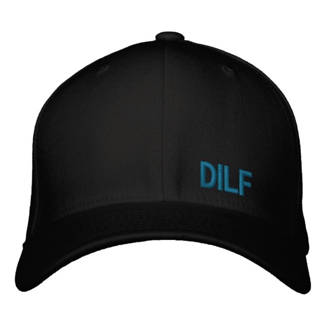 D.I.L.F EMBROIDERED BASEBALL HAT (Front)