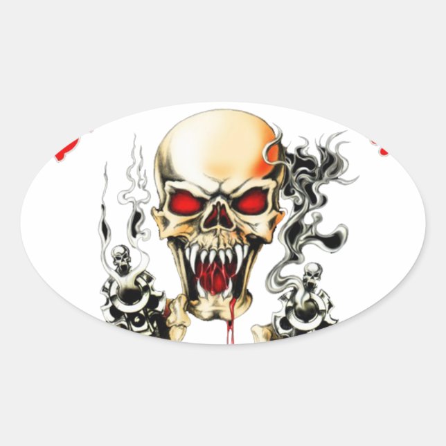 D.I.L.L.I.G.A.F. OVAL STICKER (Front)