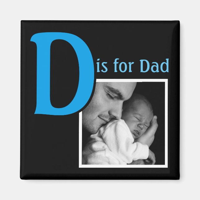 D is for Dad Magnet (Front)