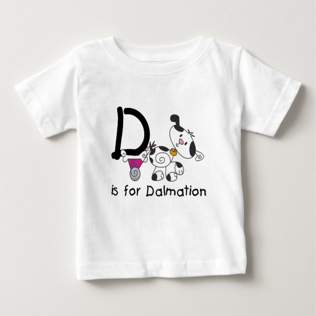 D is for Dalmation T-shirts and Gifts (Front)