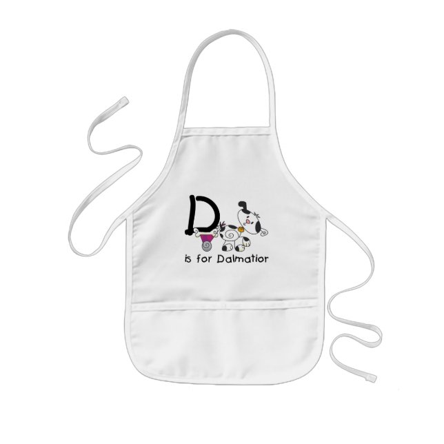 D is for Dalmation T-shirts and Gifts Kids' Apron (Front)
