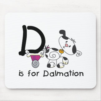 D is for Dalmation T-shirts and Gifts Mouse Pad