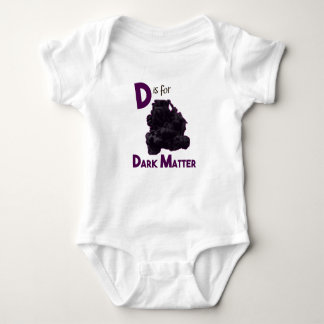 D is for Dark Matter Cute Physics & Science Design Baby Bodysuit