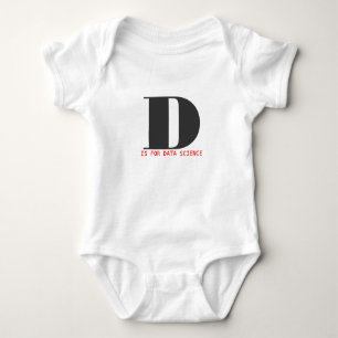D is for data science baby bodysuit
