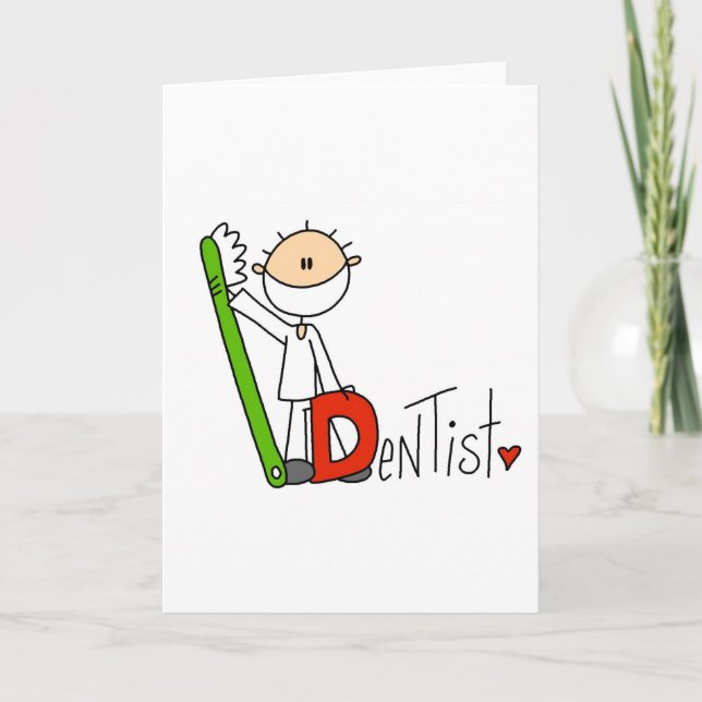 D is for Dentist Card (Front)