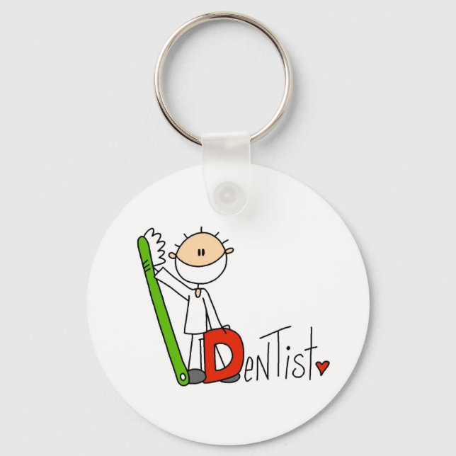 D is for Dentist Keychain (Front)
