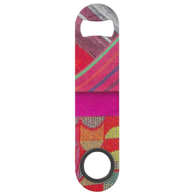 D is for diagonal collage bar key (Front)
