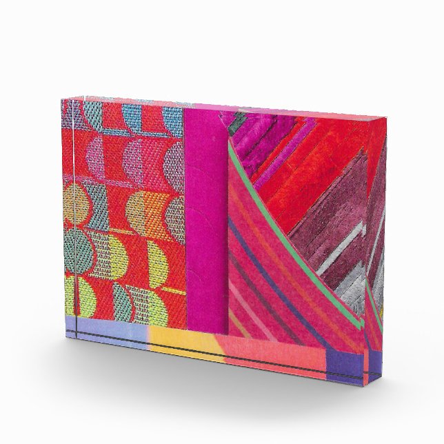D is for diagonal collage photo block (Right)