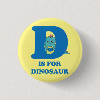 d is for dinosaur_2 yellow cream button