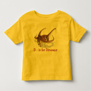 D is for Dinosaur Alamosaurus Toddler T-Shirt