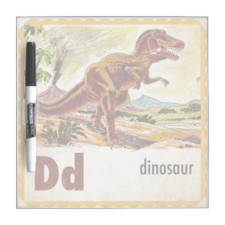 D is for Dinosaur Dry-Erase Board