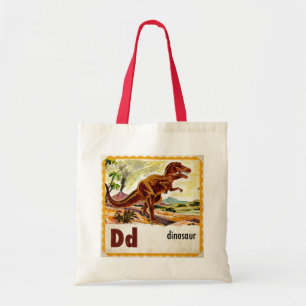 D is for Dinosaur Tote Bag