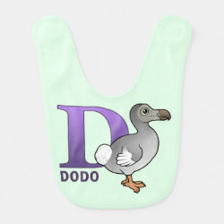 D is for Dodo Baby Bib