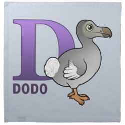 D is for Dodo Cloth Napkins (set of 4) dinner 20