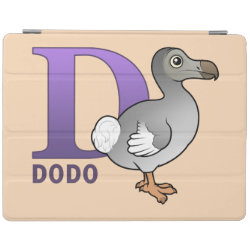 D is for Dodo iPad 2/3/4 Cover