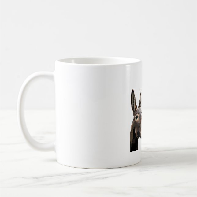 D is for Donkey Coffee Mug (Left)
