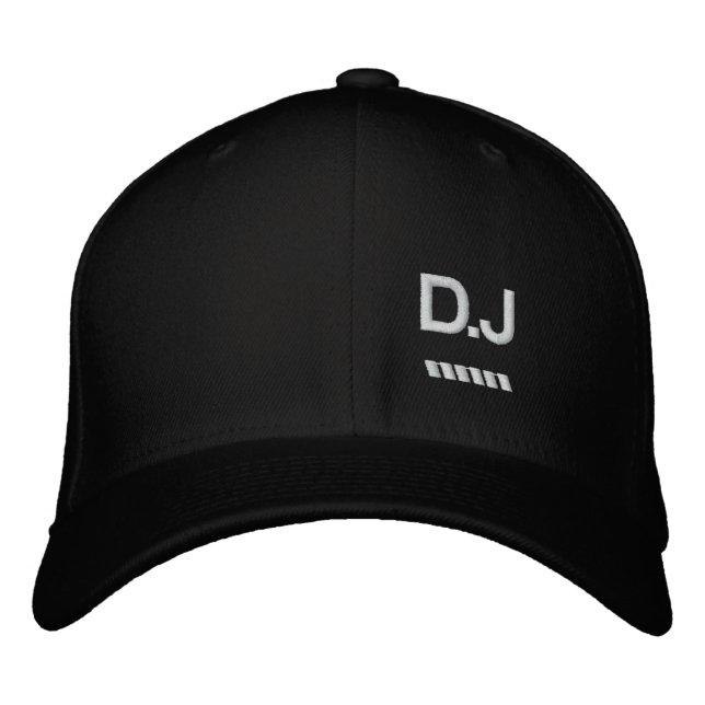 D.J Embroidered Hat (Front)