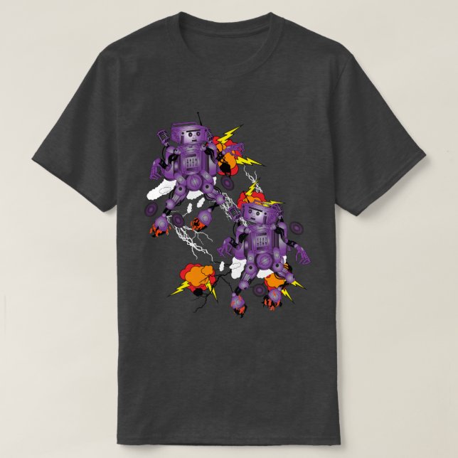 D.J Roboto  T-Shirt (Design Front)