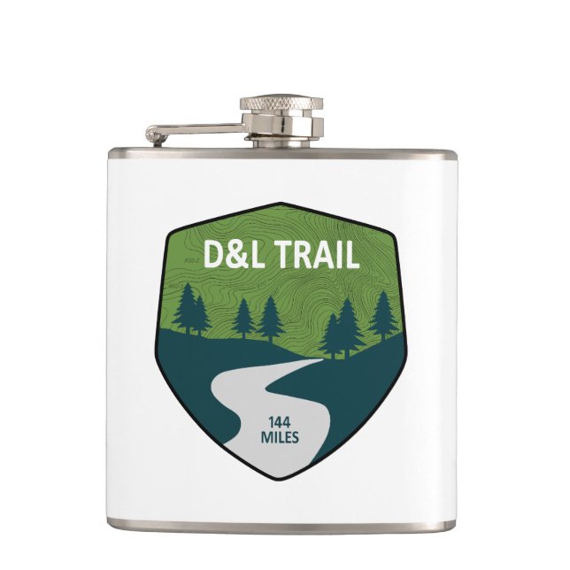 D&L Trail Pennsylvania Flask (Front)