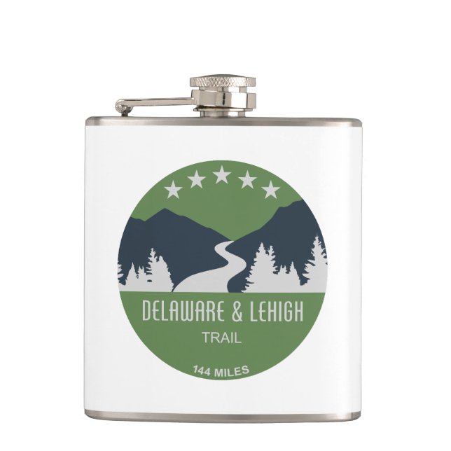 D&L Trail Pennsylvania Flask (Front)