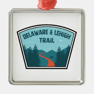 D&L Trail Pennsylvania Metal Ornament