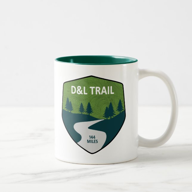 D&L Trail Pennsylvania Two-Tone Coffee Mug (Right)