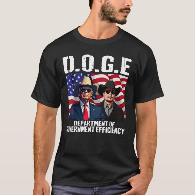 D.O.G.E Department Of Government Efficiency T-Shirt (Front)