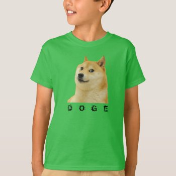 D O G E Tee For Kids by jawprint at Zazzle