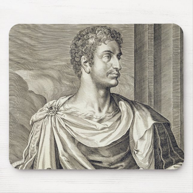 D. Octavius Augustus (63 BC - 14 AD) Emperor of Ro Mouse Pad (Front)