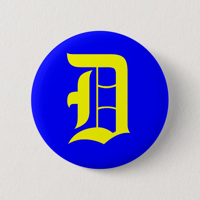 D - OLD ENGLISH BUTTON (Front)