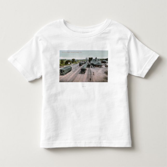 D & R G Railroad Depot Toddler T-shirt (Front)