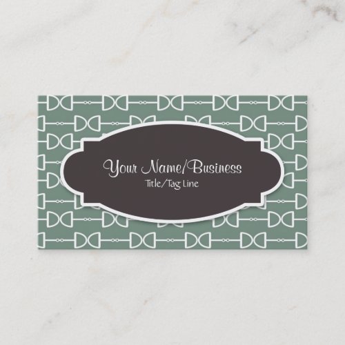 D_Ring Snaffle Horse Bit in Olive Business Calling Card