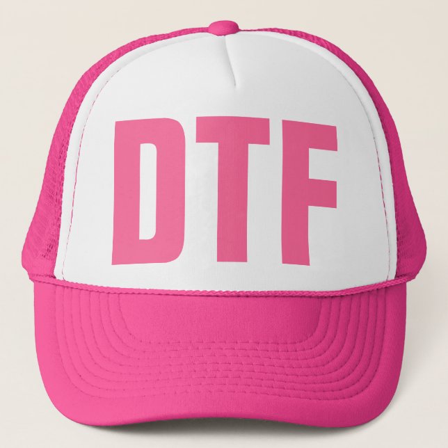 D T F Trucker Hat (Front)