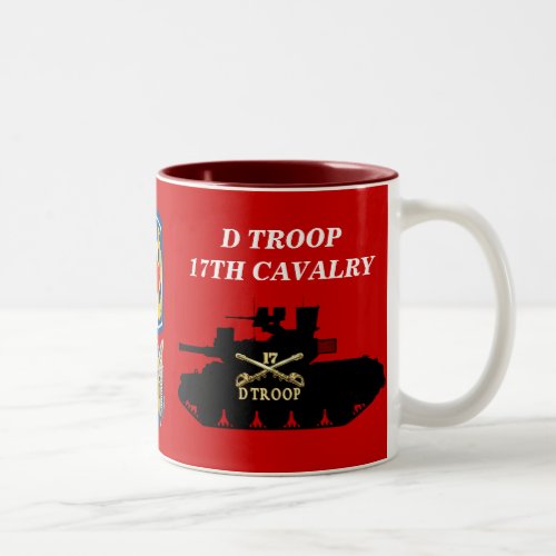 D Troop 17th Cavalry M551 Sheridan Mug
