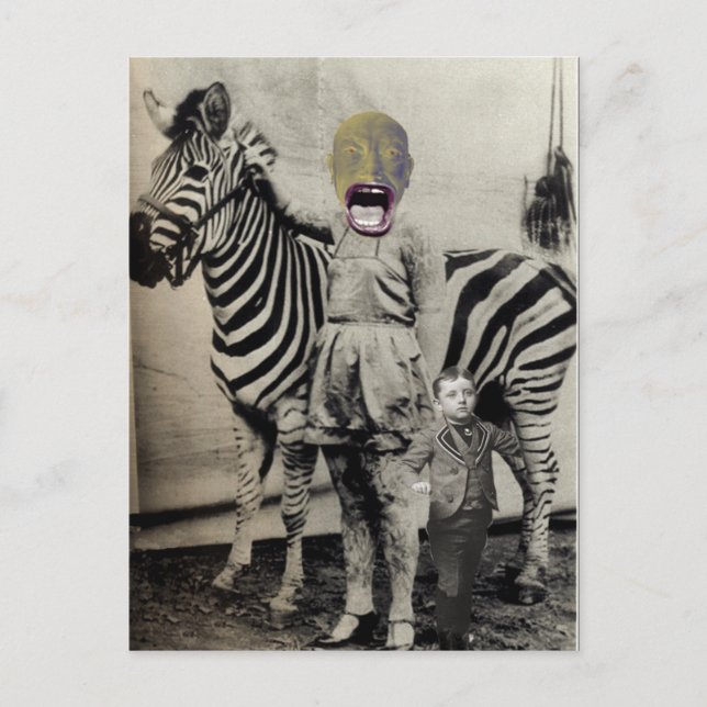 D.W. Scream Circus Act Postcard (Front)