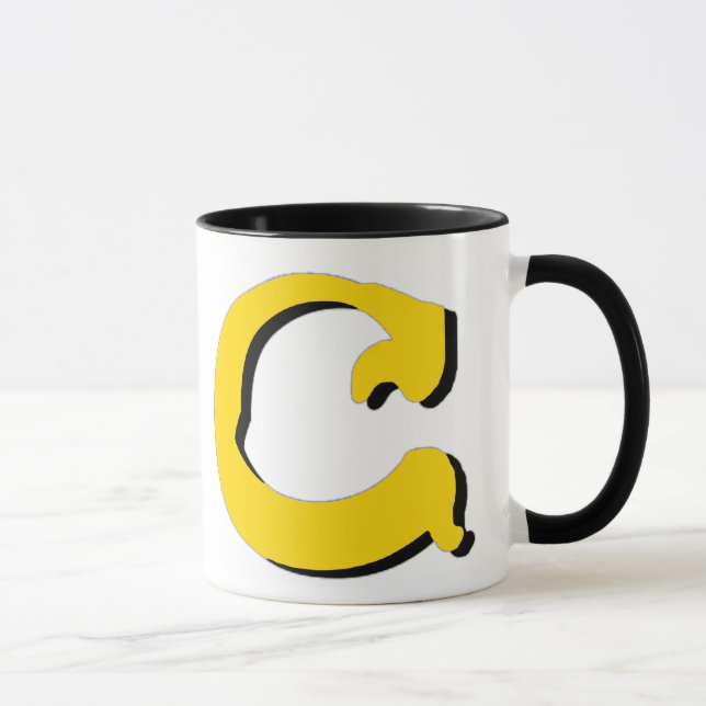 D (Yellow) Mug (Right)
