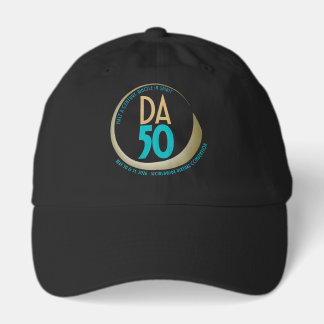 DA50 Worldwide Virtual Convention Hat in Gold/Teal