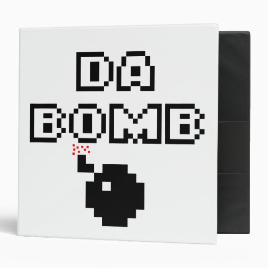 Da Bomb 3 Ring Binder