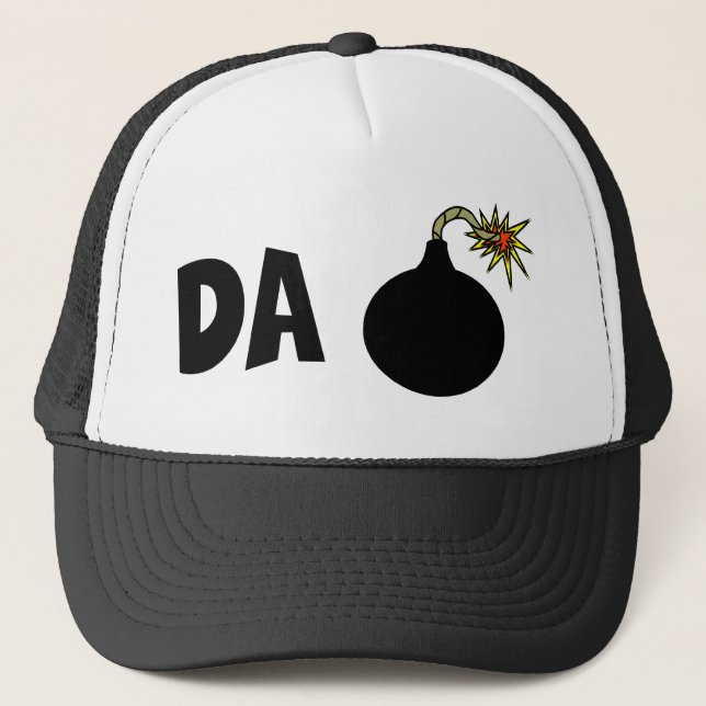 Da Bomb Trucker Hat (Front)