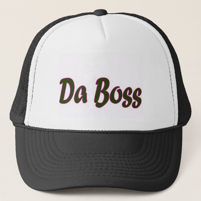 Da Boss Trucker Hat (Front)