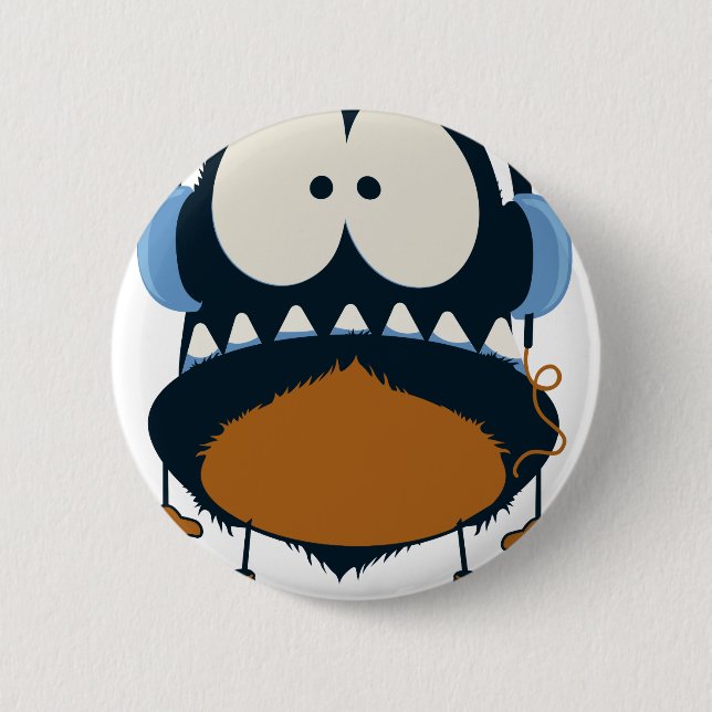 DA MUSIC PINBACK BUTTON (Front)