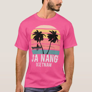 Da Nang City Vietnam Retro Sunset T-Shirt