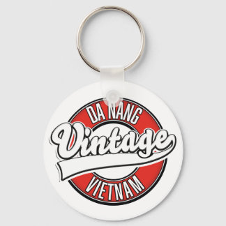 Da Nang vietnam retro logo Keychain