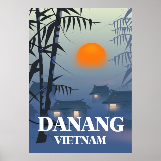 Da Nang Vietnam Travel poster (Front)