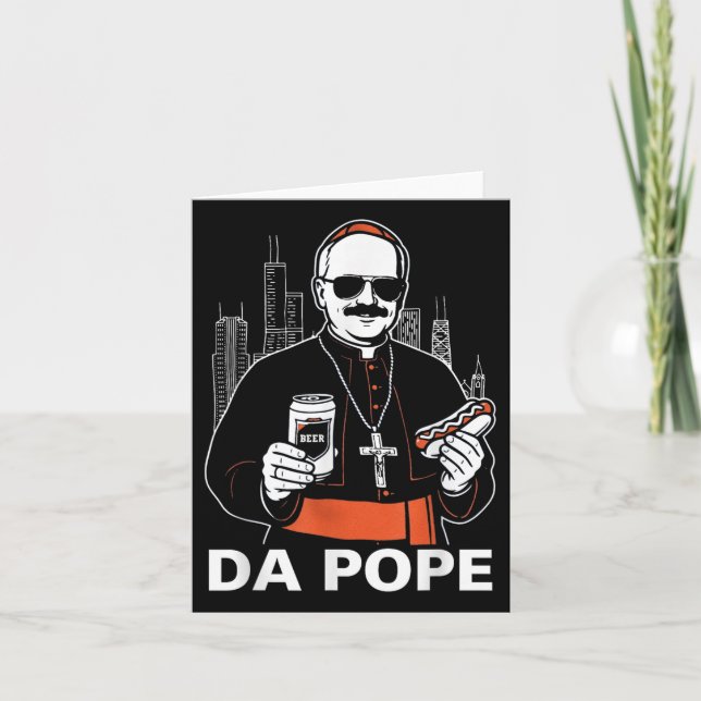Da Pope America Pope Leo Xiv  Card (Front)
